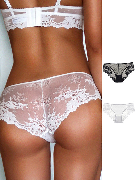 Flower Lace Dots Underwear