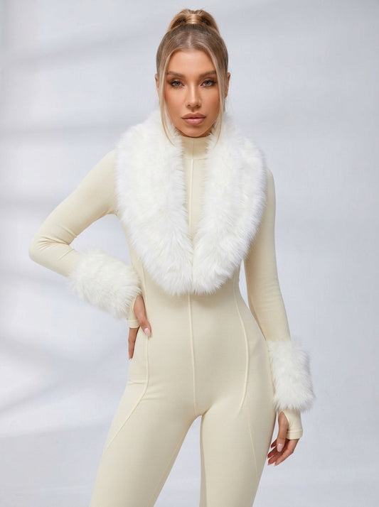 Sexy Zipper Stitch Jumpsuit