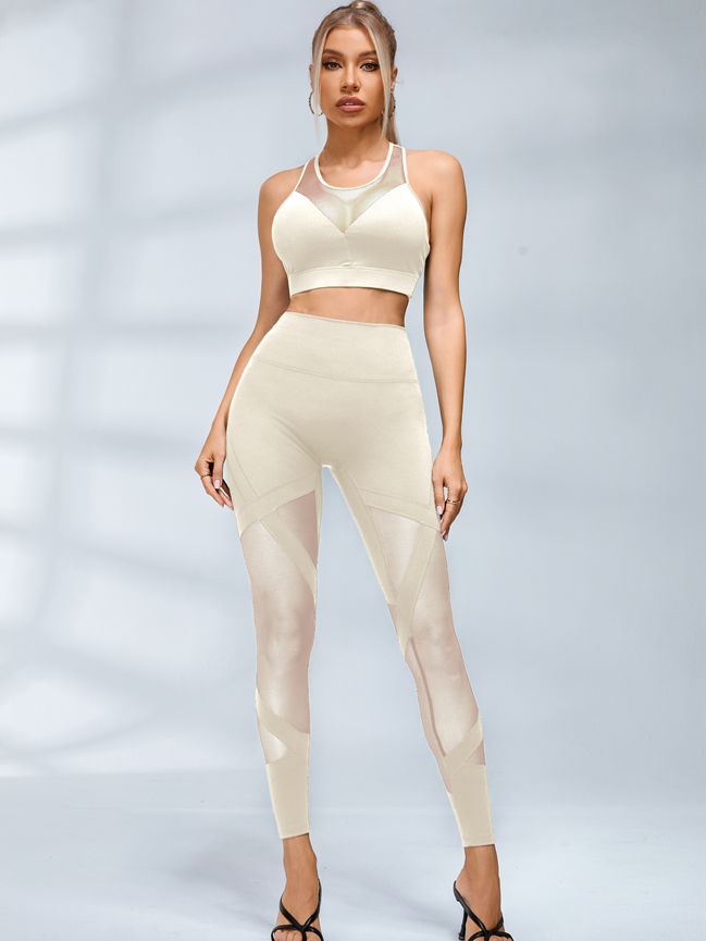 Sexy transparente Mesh-Leggings mit Push-up-Effekt
