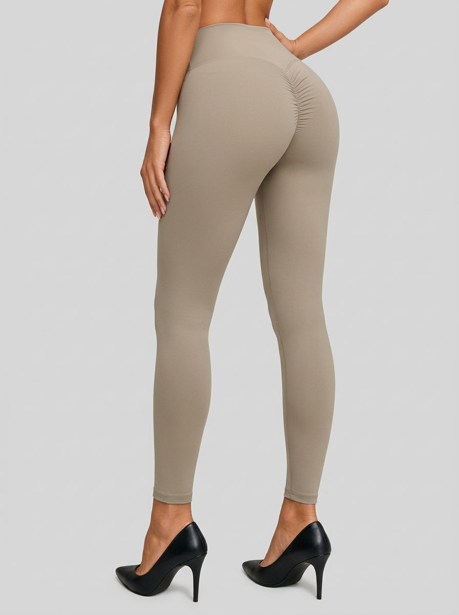 ZASUWA Damen Scrunch Bum High-Rise Leggings