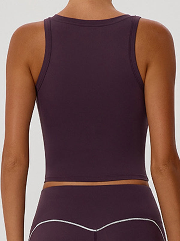 Big Heart Shape Cross Back Sports Bras