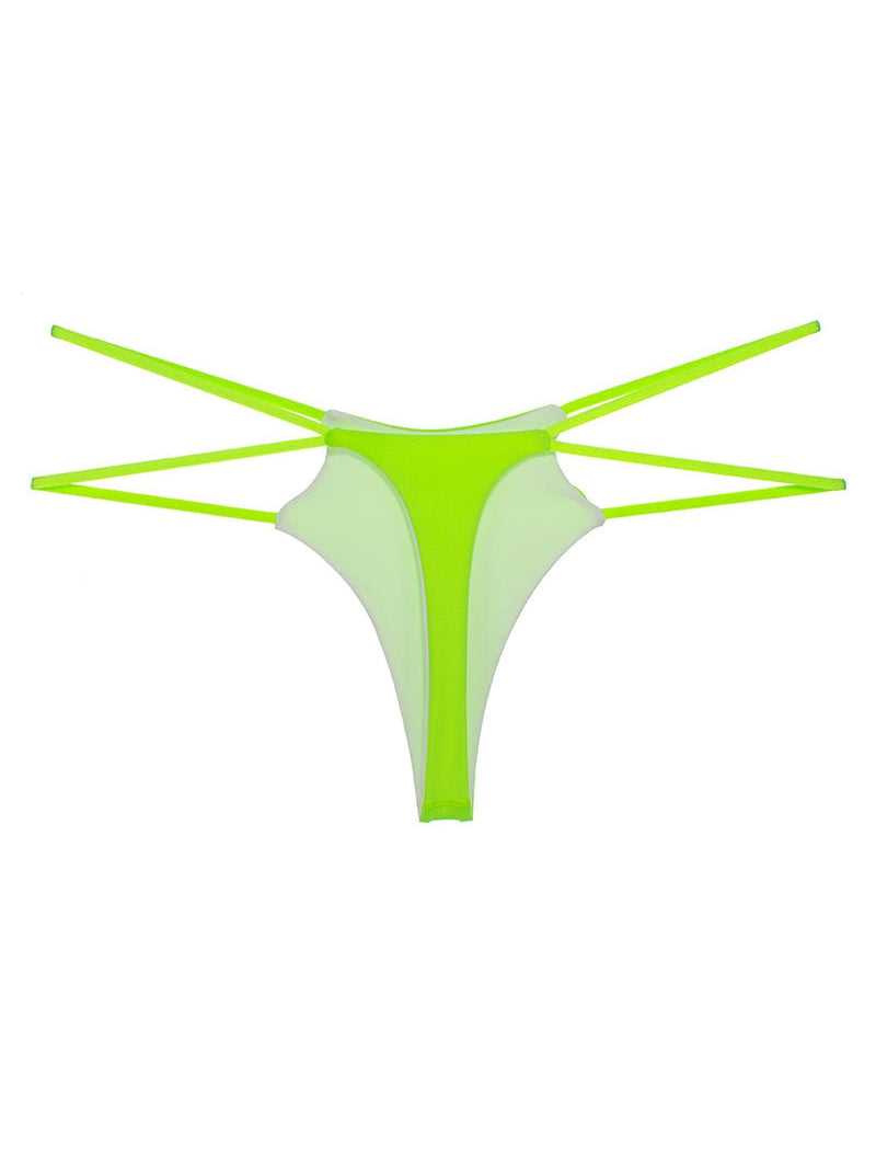 Unique Double Girdle Leopard Sports Panties