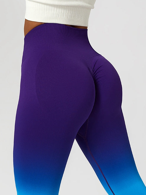 Fantasy Apple Plump Ombre Scrunch Bum Nahtlose Leggings