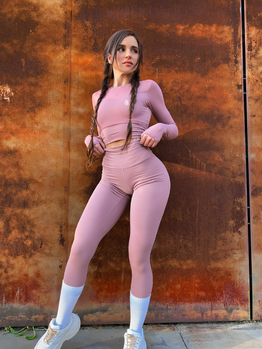 High-waisted Hair-grinding Nude Yoga Leggings X Carmen⭐