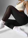 ZASUWA Female Breathable Side Net Hip-lift Leggings