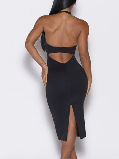 Backless Split Dress