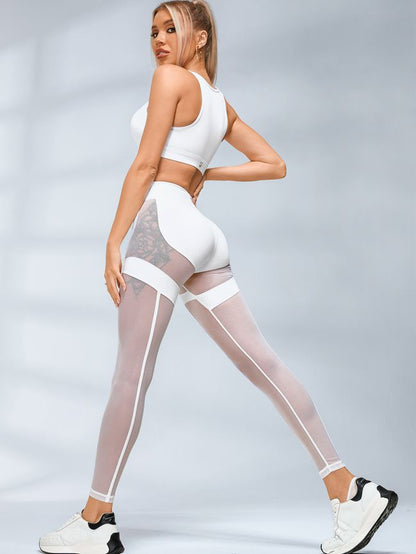 Super Sexy Unique Mesh Hip-lift Leggings