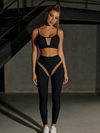 ❤ZASUWA Female Super Sexy Unique Mesh Hip-lift Leggings