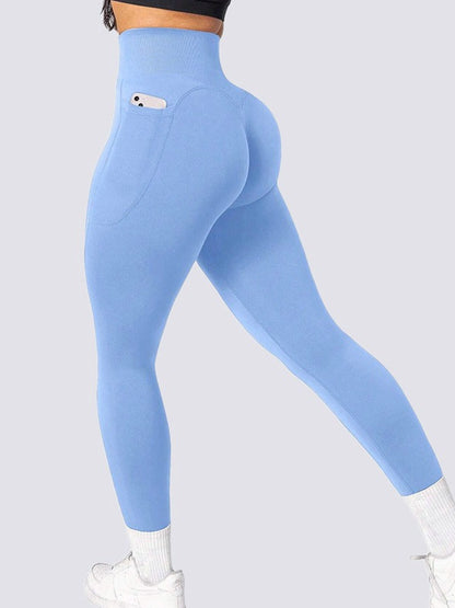 Pocket Seamless Scrunch Bum Leggings
