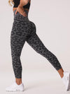 Leopard Print Scrunch Bum Seamless Leggings