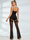 🖤ZASUWA Female Mesh Flar Jumpsuit