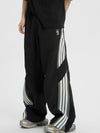 ZASUWA Female Pocket Casual Cargo Quick Dry Stripe Pants