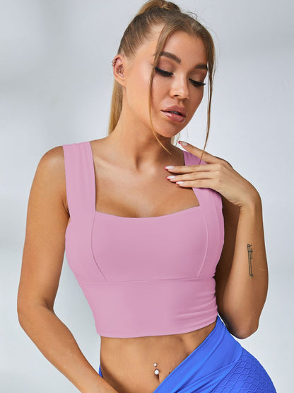 Wide Shoulder Strap Sports Bras