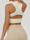 Sexy Contrast Color Hollow Out Solid Color Backless Quick Dry Tank