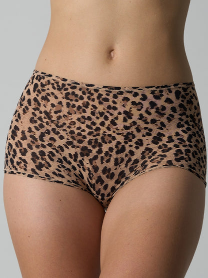 Tiger Stripes Print Boxer Briefs Panties