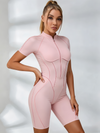 Sexy Backless Zipper Scrunch Bum Romper