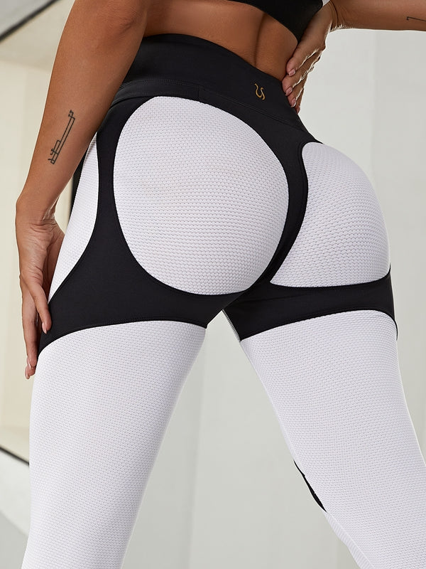 PU Fishnet Breathable Sports Bras