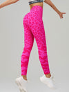 ZASUWA Female Leopard Print Elastic Tight Push Up Design Leggings