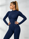 Sexy Zipper Stitch Performance Jumpsuit