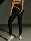 ❤ZASUWA Female Super Sexy Unique Mesh Hip-lift Leggings