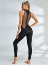 Unique Mesh Zipper Jumpsuit