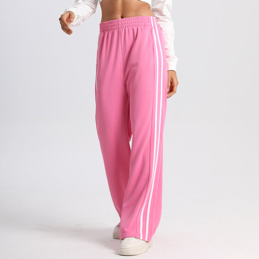 Oversized Open-Back Muscle Tank & Striped Wide