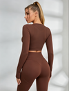 Gather-breasts Thumbhole Long Sleeves