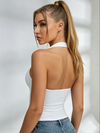Backless Halter Tank