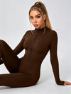 Zipper Fleece Jumpsuit