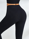 ZASUWA Female Drawstring Ribbed Fitness Yoga Leggings