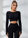 Cross Back Long Sleeves