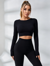 Cross Back Long Sleeves