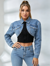 Feamle Denim Cropped Jacket