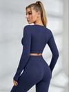 Gather-breasts Thumbhole Long Sleeves