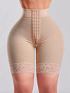 ZASUWA Female Lace Zipper Push Up Design Corset Shapewear