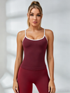Stripes Backless Seamless Tank