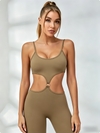 Flare Cutout Jumpsuit
