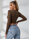 Quick-dry Round Collar Long Sleeves