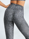ZASUWA Female Leopard Print Scrunch Bum Leggings
