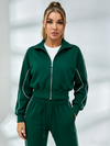 Stripes Zipper Pocket Casual Tracksuit