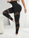 ZASUWA Female Hip-lift Seamless Elastic Tight Net Leggings