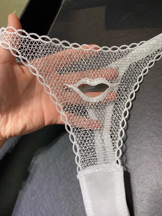 ZASUWA Femal Sexy Mesh Hollow Out Lace Panties