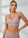 Cross Back Quick Dry Sports Bras