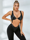 🖤ZASUWA Female  Hollow Out Push Up Jumpsuit