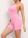 Breathable Cross Back Romper