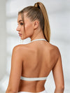 Deep V Collar Backless Sports Bras