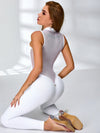 Sexy Sheer Mesh Back Deep V Back Scrunch Bum Zipper Short Romper