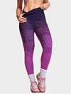 ZASUWA Female Tie-Dye Printed Scrunch Bum Leggings