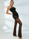 🖤ZASUWA Female Mesh Flar Jumpsuit