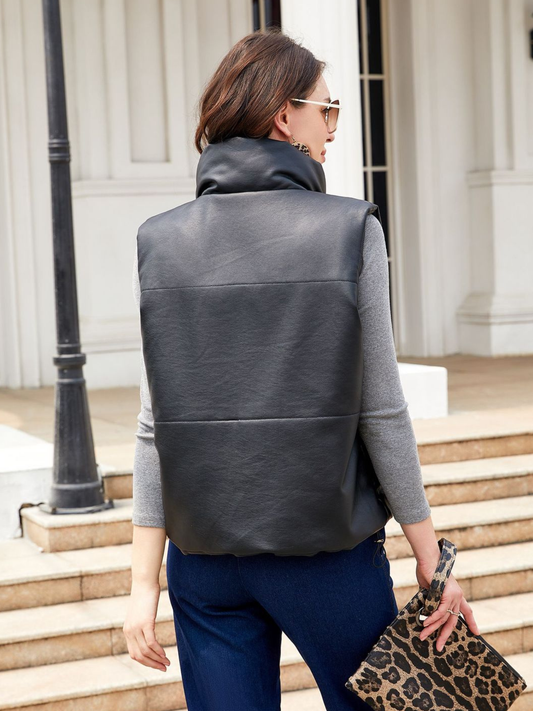 Pocket Zipper Down Vest